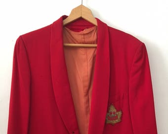 Big Band 1950s red Guy Lombardo Royal Canadians Don Cooper tux jacket