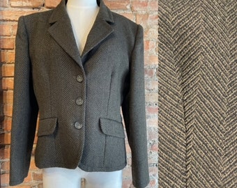 1980s Guy Laroche Tweed Bazer