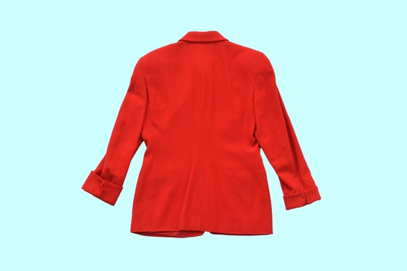 1980s Red Giorgio Armani Jacket size M - image 2