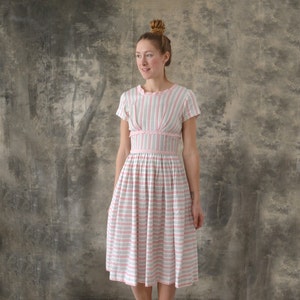 pink gingham 50s dress Elegant Vintage Pink Gingham Dress for Women 1950s 50s Plaid Checkered Swing Dresses Halter Neck Pin Up Knee Length Sleeveless Empire Waist Rockabilly Audrey Hepburn Tea Dress Pink White Plaid L at
