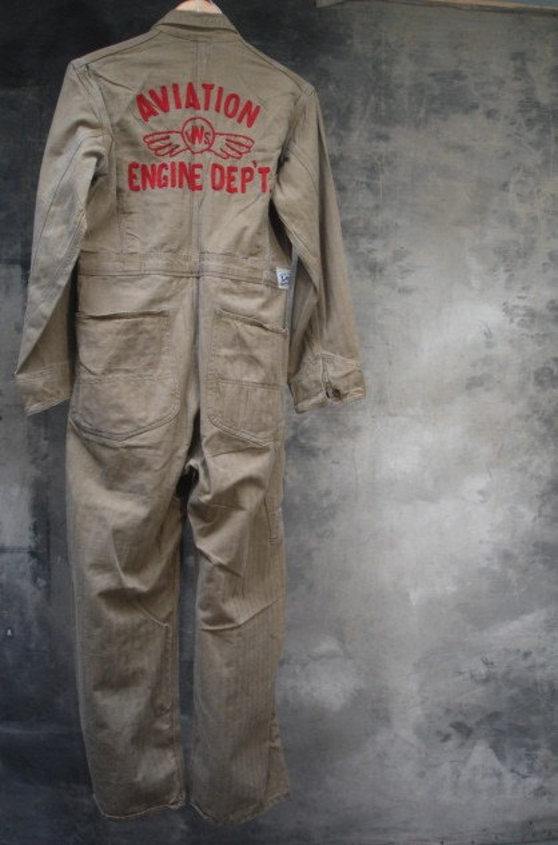40s Aviation Coveralls WW2 Era Americana Work wear Etsy