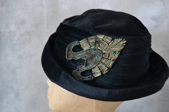 1920s Black Hat - image 1