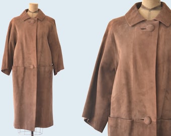 1960s Mod Brown Suede Jacket size M
