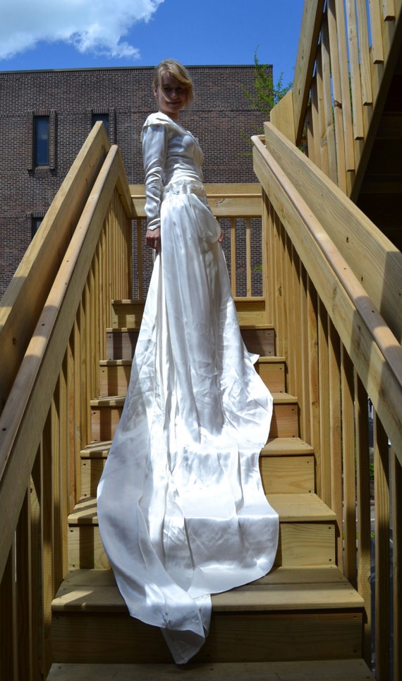 40s Style  Wedding Dress - image 4