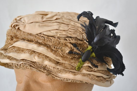 Edwardian Cream Silk Hat