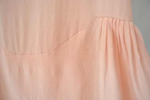 1940s Pink Silk Romper Slip size M - image 5