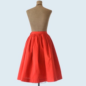 1950s Red Poodle Skirt size M image 3