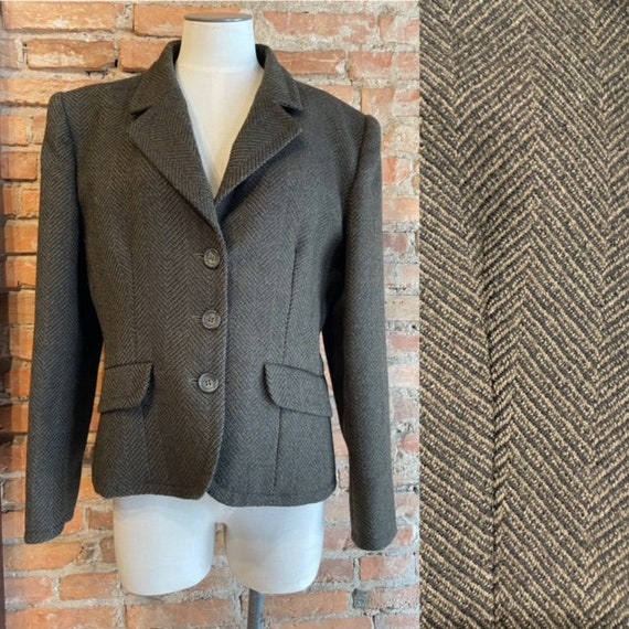 1980s Guy Laroche Tweed Bazer