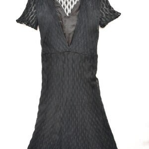 1940s Black Lace Dress image 3