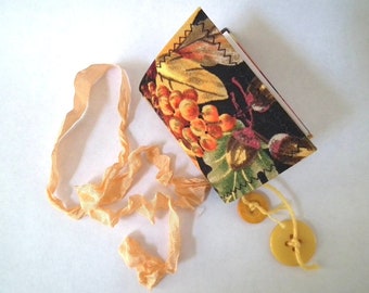 2" x 2.5" Fall-Autumn Themed Micro Journal.  80 pages.  Mini Journal.  Tiny Journal.  Small Journal.  Naked Journal.  5280 Bliss.