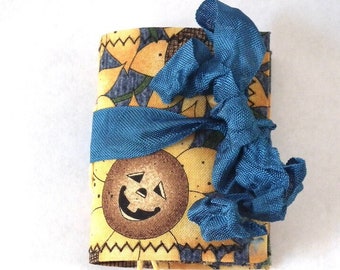 2" x 2.5" Halloween Micro Journal.  80 pages.  Mini Journal. Tiny Journal. Small Journal. Naked Journal. Soft cover. Halloween. 5280 Bliss.