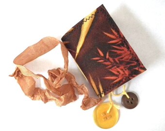 2" x 2.5" Fall-Autumn Themed Micro Journal.  80 pages.  Mini Journal.  Tiny Journal.  Small Journal.  Naked Journal.  5280 Bliss.