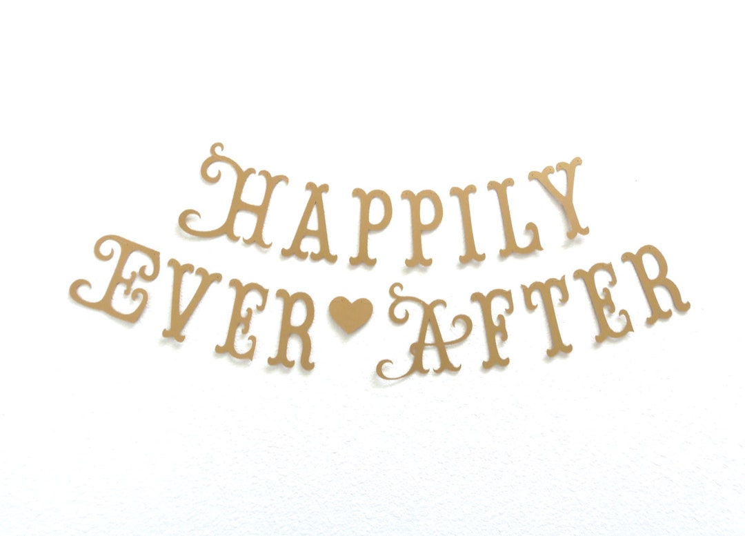 HAPPILY EVER AFTER Banner. Etsy's Pick. Bridal Shower. - Etsy