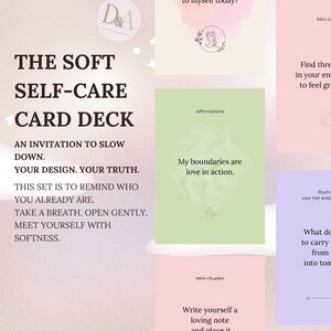 Mindfulness Card Deck: Self-Care Affirmations, Rituals (PDF)