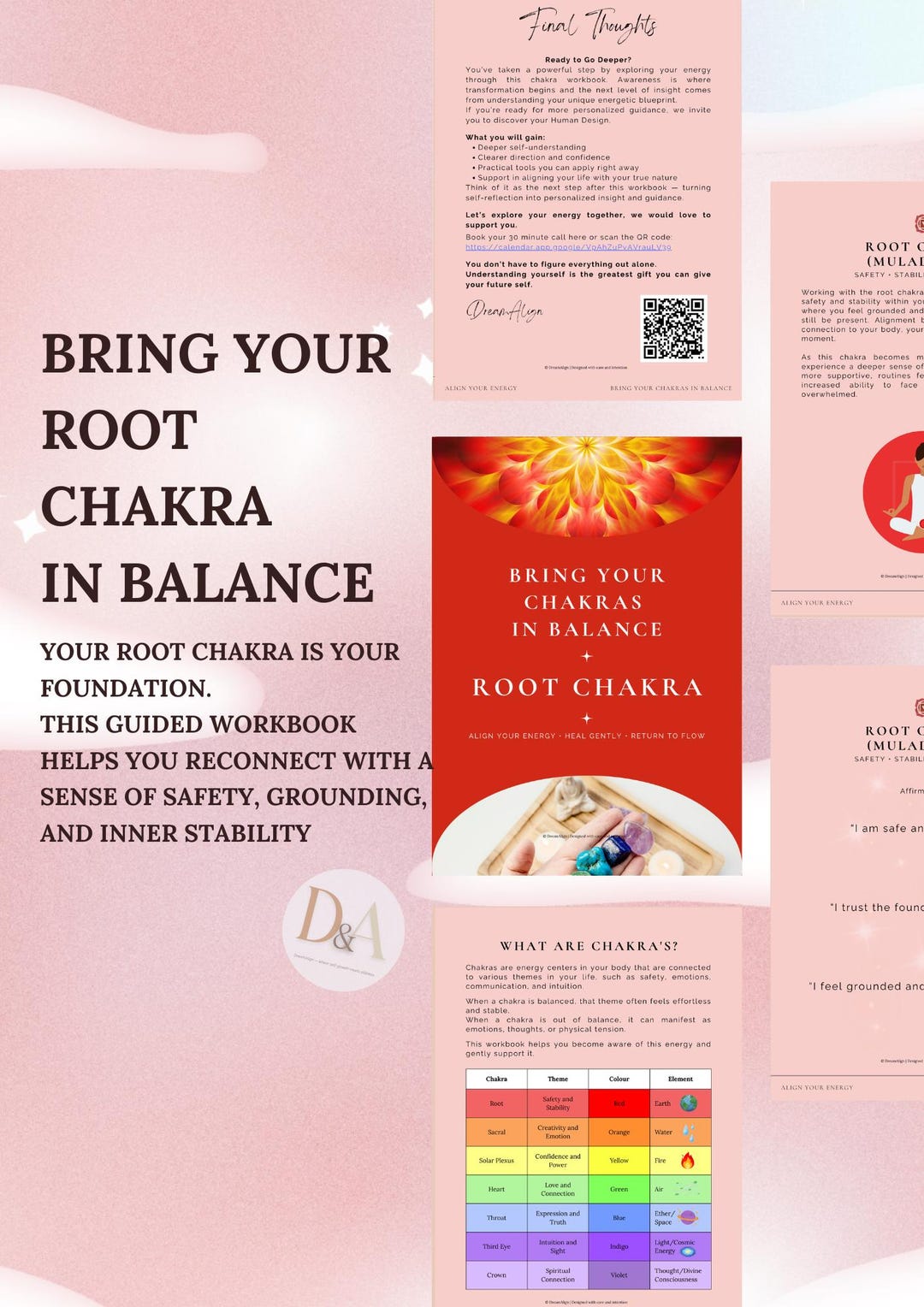 Root Chakra Workbook | Grounding, Safety & Stability Healing ...