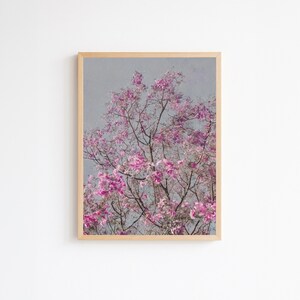 Cherry Blossom Print: Pink Watercolor Floral Wall Art (Digital Download)