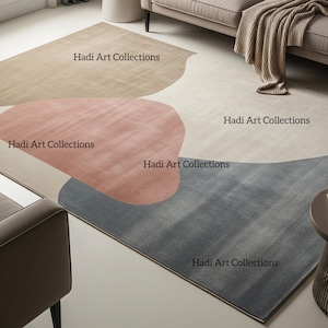 Brown-Gray Tufted Rug for living room Multi Color Hallway rug for bedroom Wool Area rug Available 5x8, 6x9, 8x10, 9x12, 10x14, 11x15, 12x15