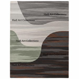 Custom Tufted Rug for living room Modern Bedside rug for bedroom Wool Area rug Available 5x8, 6x9, 8x10, 9x12, 10x14, 11x15, 12x15