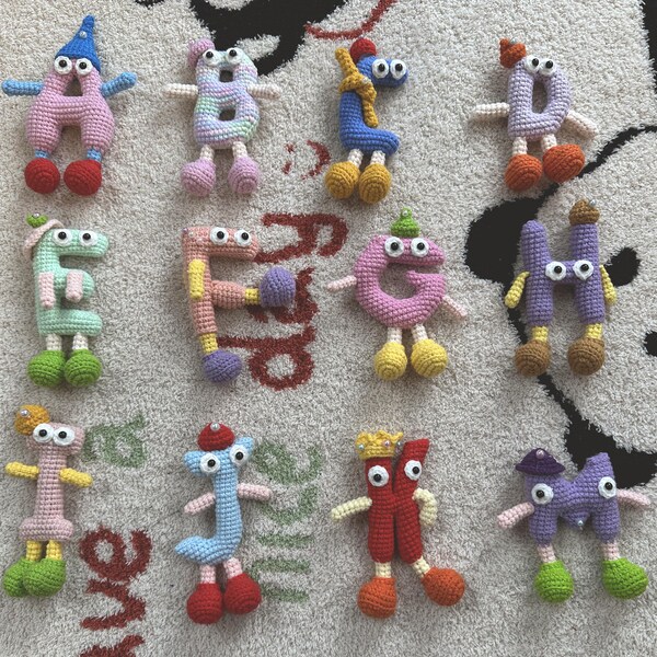 Alphabet Plushies - Etsy