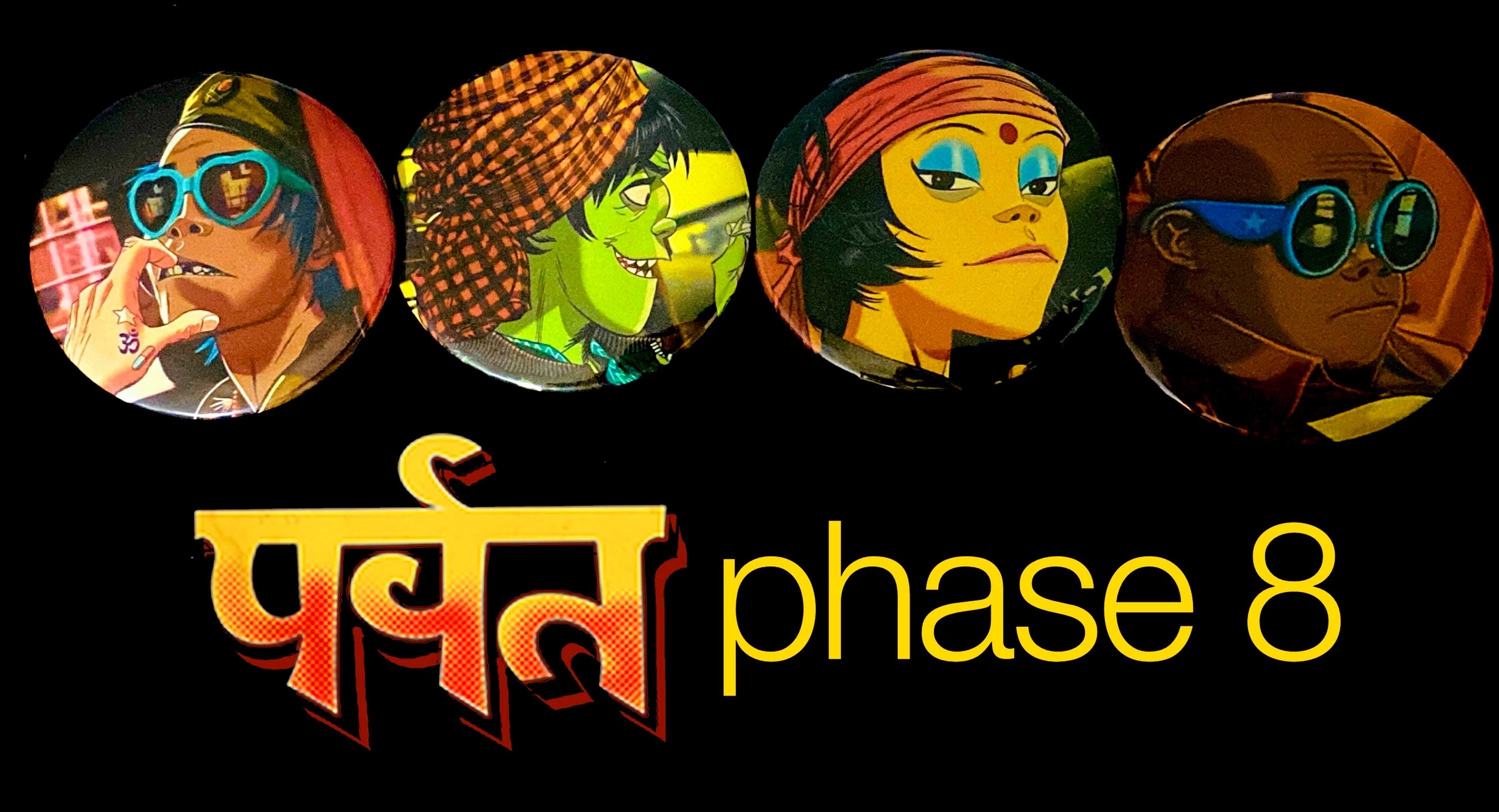 Phases 5-8 Gorillaz Pins Sets of 4 - Etsy
