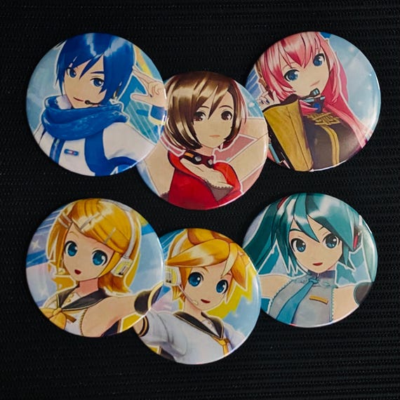 Project Diva Mega Mix Pins/Pinback Buttons (Vocaloid)