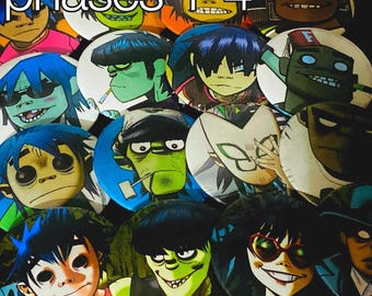 Phases 1-4 Gorillaz Pins Sets of 4