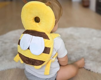 LullaGuard-hoofdbeschermer baby – zacht pluche veiligheidskussen voor baby’s – valpreventie pasgeborenen – hoofdkussen peuter