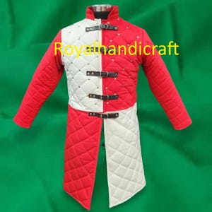 Medieval Gambeson Padded Cotton : SCA LARP Reenactment Armor Jacket Gift Item
