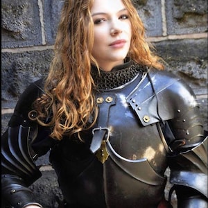 Middeleeuws volledig lichaamspantser voor dames: vrouwelijke ridder cosplaykostuum Helloween Cadeauartikel