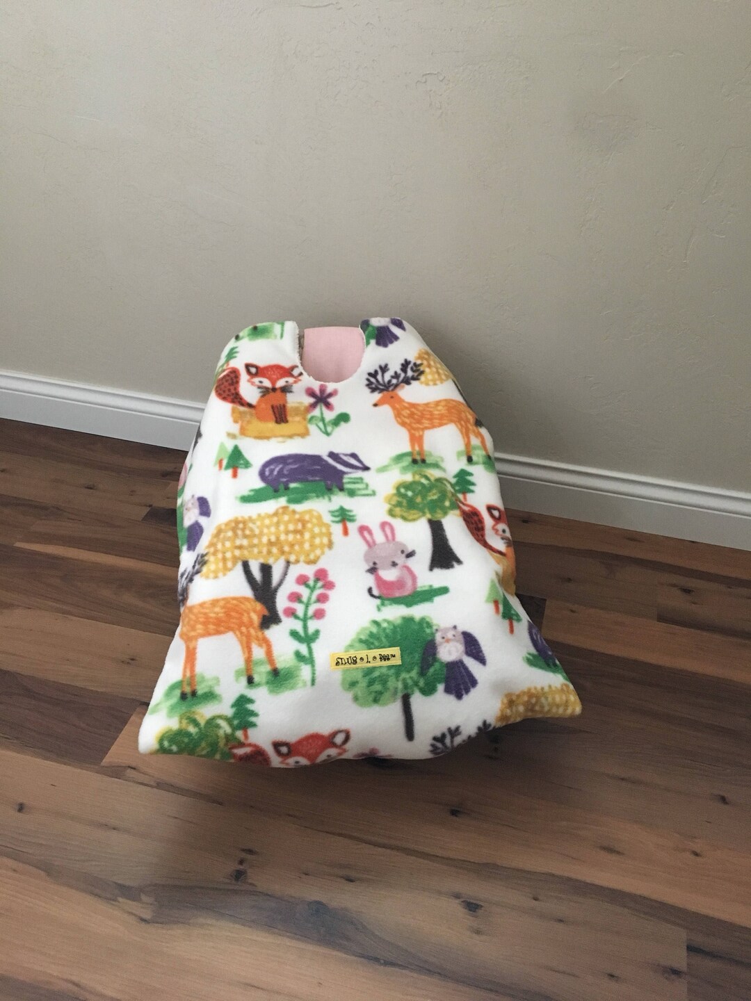 Infant Car Seat Blanket, Woodland Car Seat Cover, Car Seat Carrier