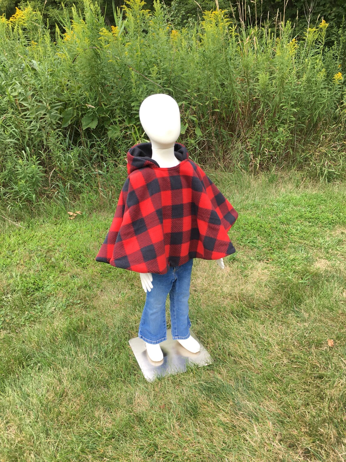 Car Seat Poncho Children's Fleece Poncho Reversible Etsy