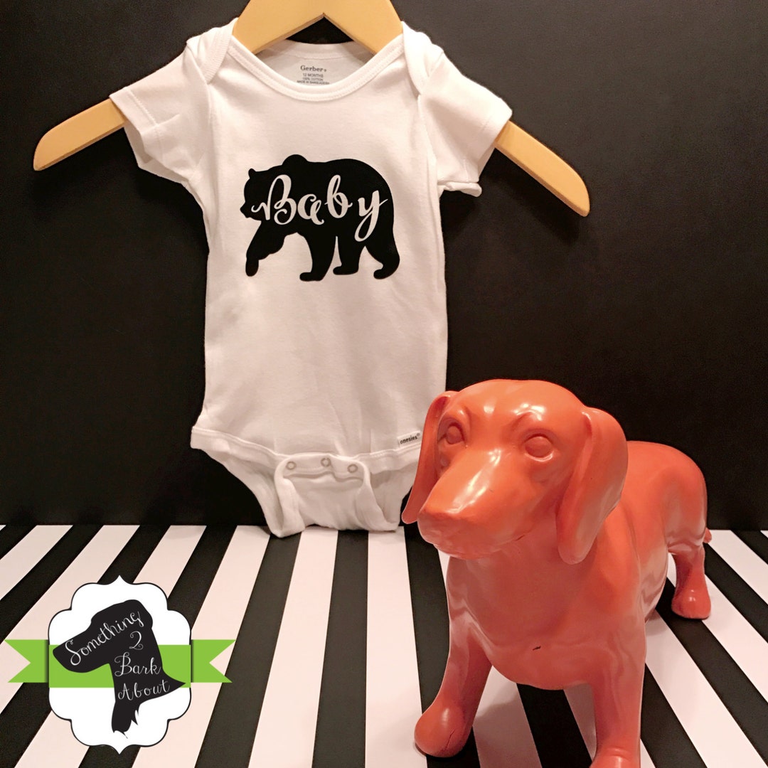 Baby Bear Bodysuit Etsy