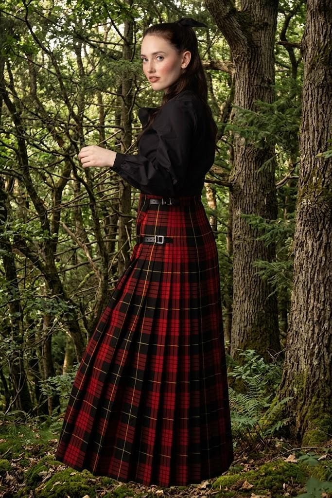 Kilt Écossais Traditionnel Pour Homme Et Femme - Jupe à Carreaux Avec Poches, Grande Taille, Idéal Mariage Et Fêtes