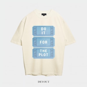 Camiseta "Hazlo por la trama" / Camiseta con narrativa gráfica