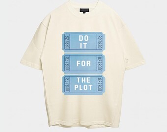 Camiseta "Hazlo por la trama" / Camiseta con narrativa gráfica