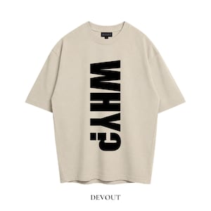 Abstrakt Varför? Existentialistisk konst T-shirt, Filosofisk Grafisk T-shirt, Konceptuell Typografi T-shirt, Surrealistisk Bärbar Konst, Tankeväckande T-shirt