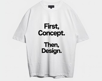 Primer concepto y luego diseño de DEVOUT Camiseta / Camiseta con logotipo de diseñador gráfico