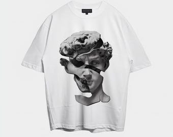 Camiseta con la estatua griega de David de DEVOUT / Camiseta con escultura clásica, DEVOUT Art