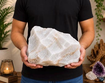 Natural White Quartz Raw Stone, Large Rough Crystal Mineral Specimen, 1–20 kg