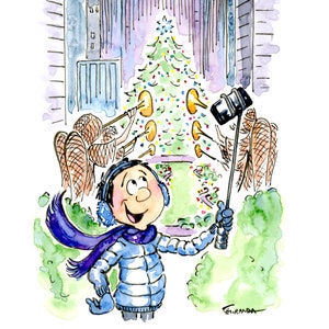 Biglietti d'auguri di New York - Rockefeller Center Art