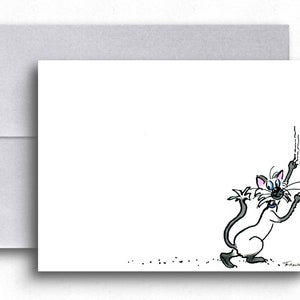 Cartes postales Action Cat - Cartes de correspondance chat - Papeterie sur le thème des chats
