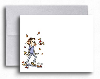 Papeterie d'automne - Cartes de correspondance d'automne