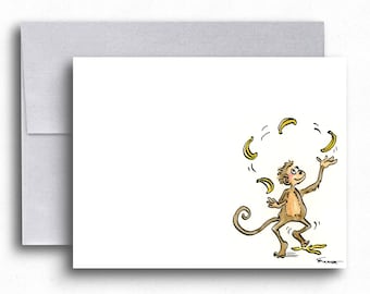 Monkey Cartoon - Monkey Stationery