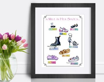 Funny Shoe Art - Footwear Art - Shoe Illustration - Humorous Art