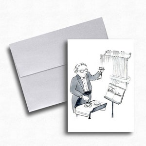 Musician Cartoon - Greeting Card - Percussion Cartoon