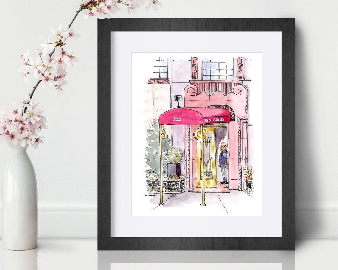 Manhattan Art Art Deco Building the Ardsley Building Etsy