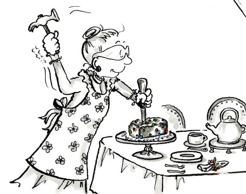 Fruitcake Cartoon, Funny Christmas Cards, Fruitcake Humor, Hilarious