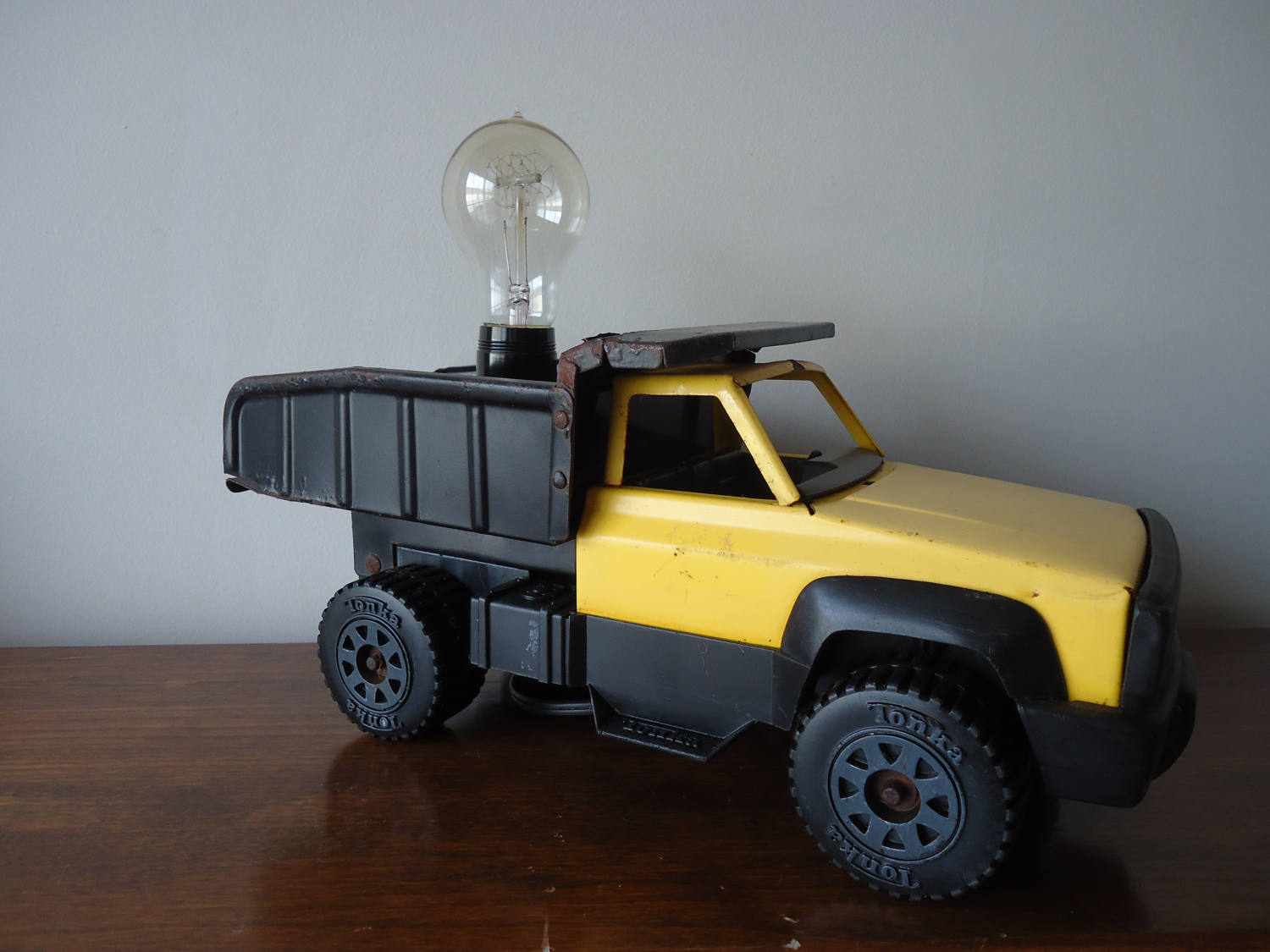 Antique Retro Original Yellow Tonka Truck Lamp Free Shipping Etsy