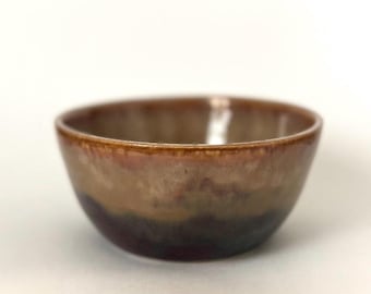 花柄の取っ手付きブラウンボウル - Etsy 日本