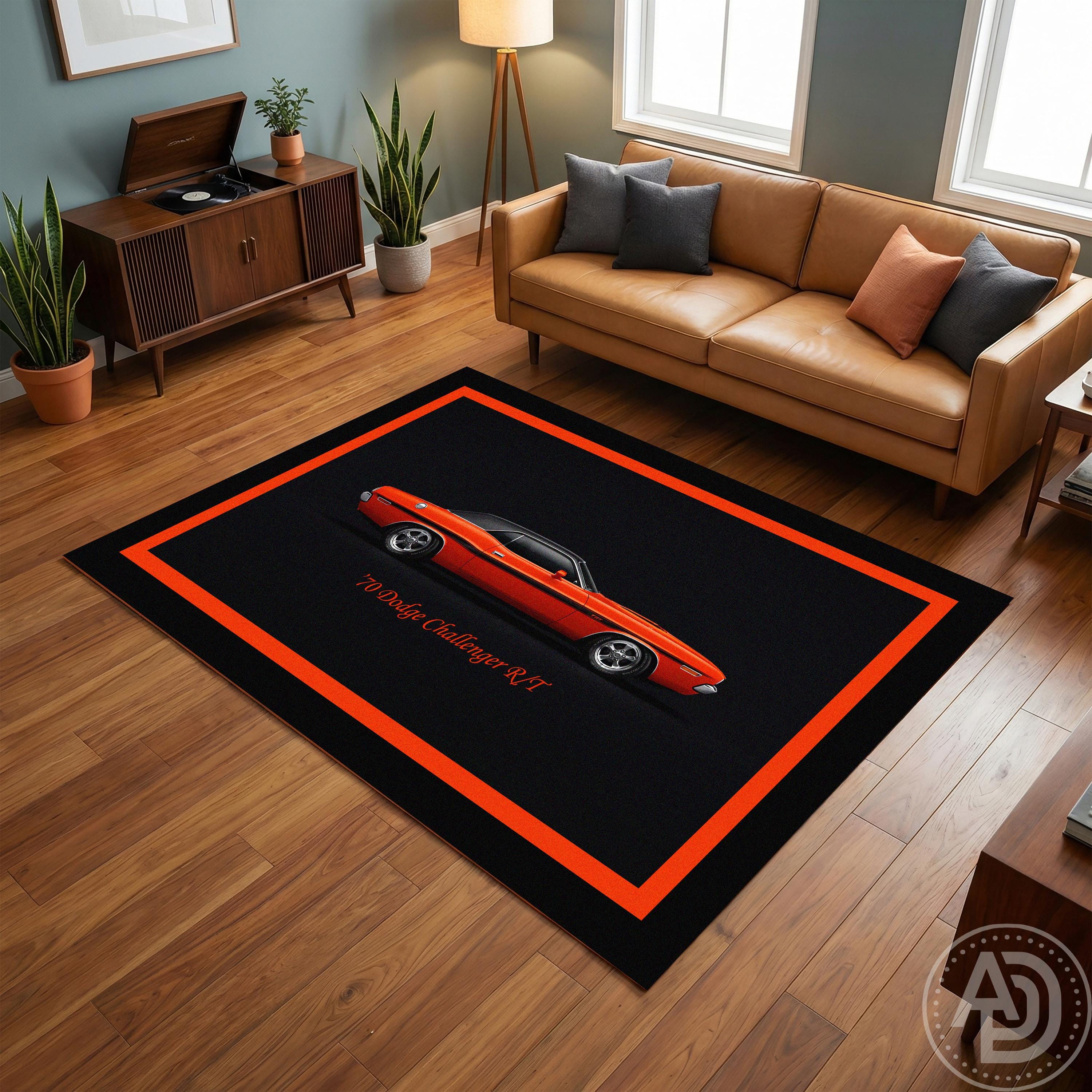 Dodge Challenger Rug - Etsy